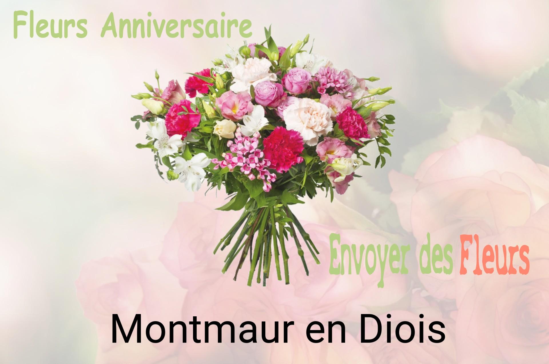 Bouquet de fleurs d’anniversaire livré à Montmaur-en-Diois