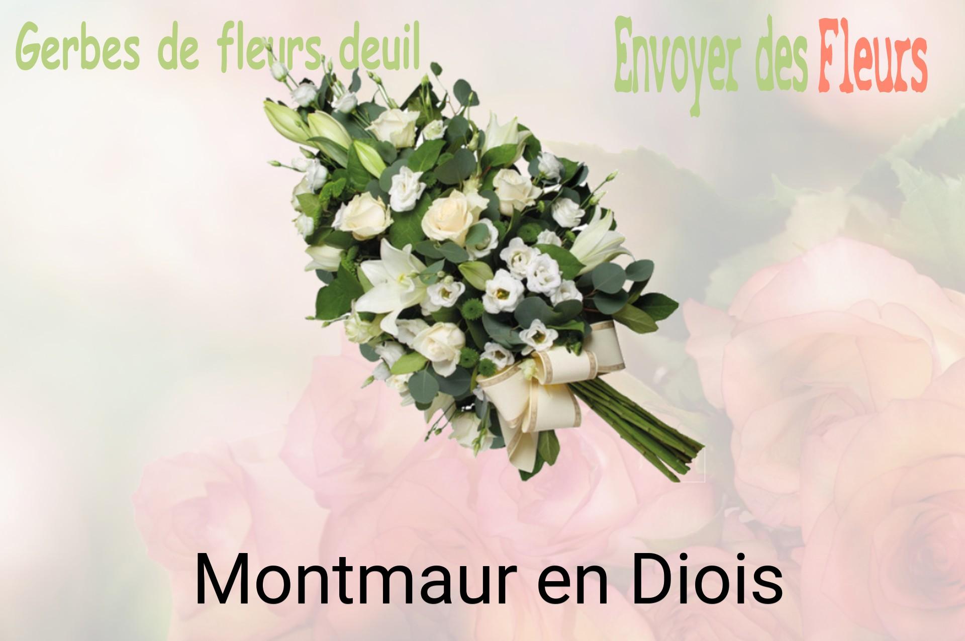Gerbe de fleurs de deuil livrée à Montmaur-en-Diois
